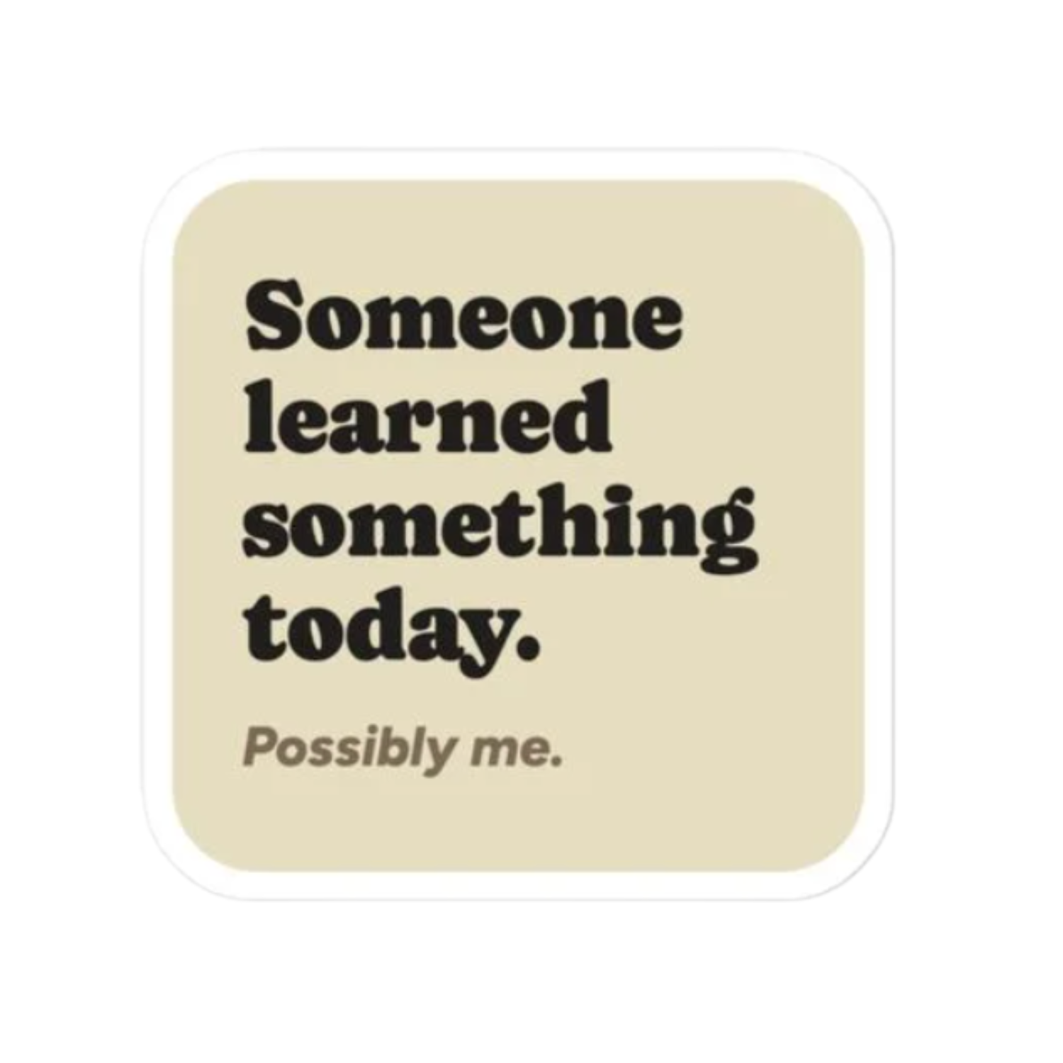 Someone